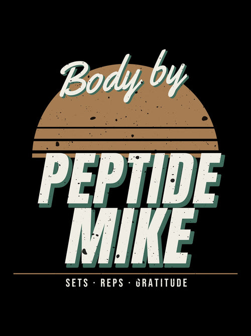 Peptide Mike 80s Gym Poster print artwork
