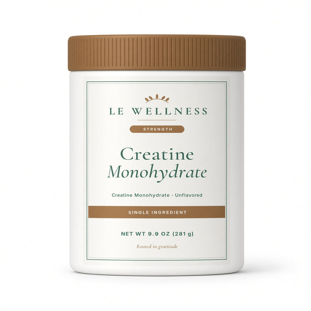 Le Wellness Creatine Monohydrate, 9.9 oz jar