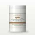 Le Wellness Advanced 100% Whey Protein Isolate (Vanilla) tub, front label